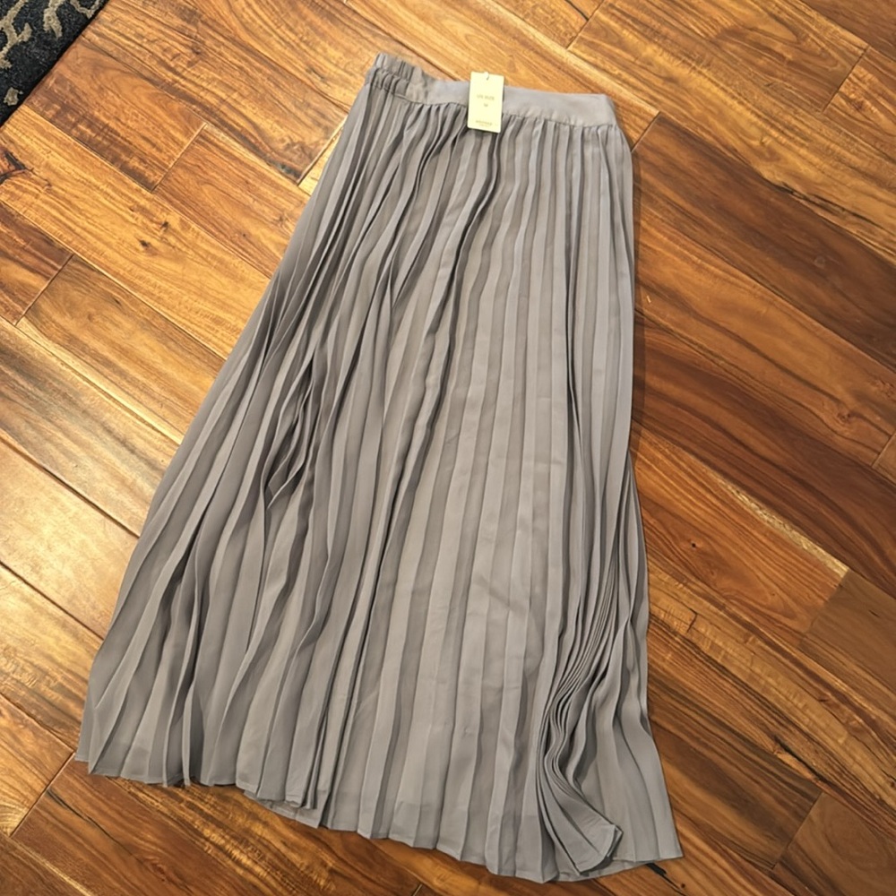 Like new silver pleated skirt